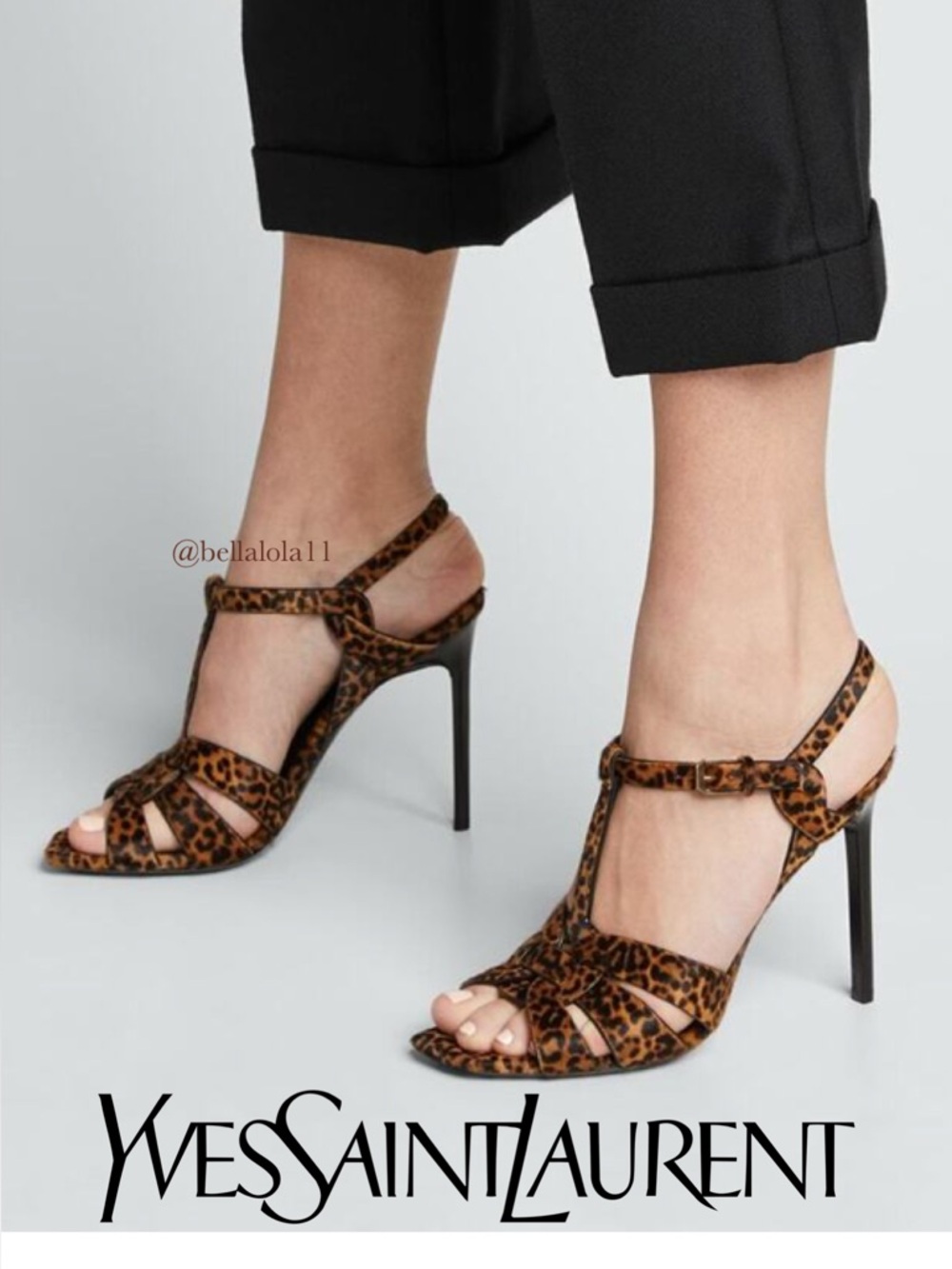 NEW IN BOX AUTHENTIC YSL LEOPARD HEELS